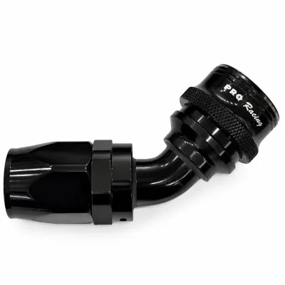 45° swivel quick connect hose ends AN12
